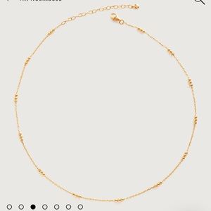 Triple Beaded Choker Necklace Adjustable 35-41cm/14-16